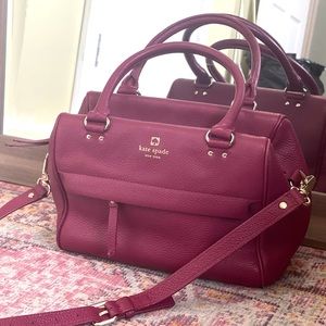 Maroon Kate Spade New York Bag